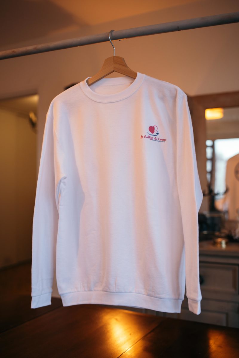 Sweat "volant" blanc – Image 2