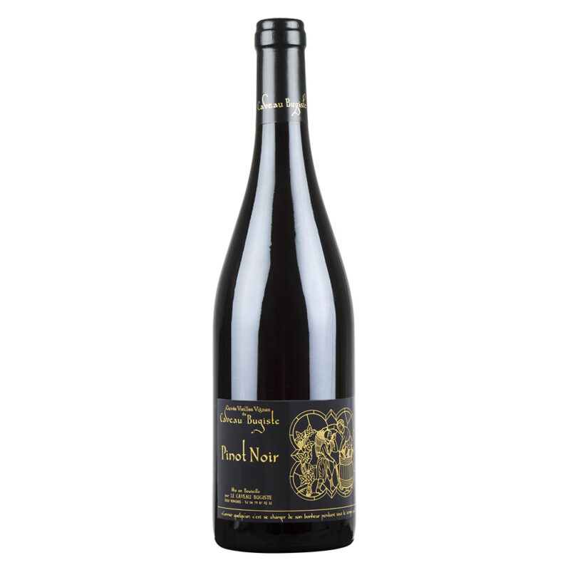 1 - Entrée - Domaine Le caveau Bugiste - Rouge Pinot cuvée vieilles vignes